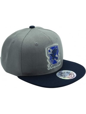 Gorra Harry Potter Snapback Gris Y Azul Ravenclaw