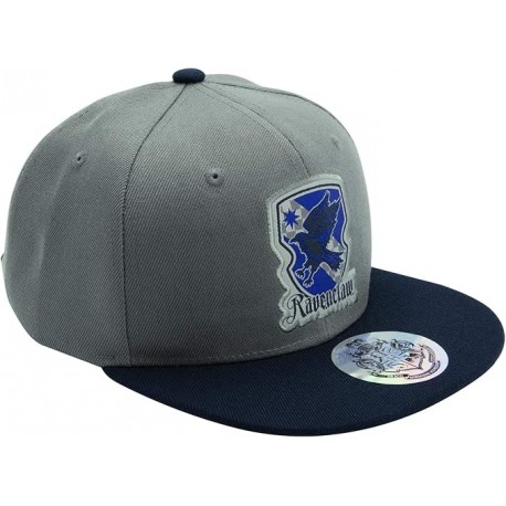 Gorra Harry Potter Snapback Gris Y Azul Ravenclaw