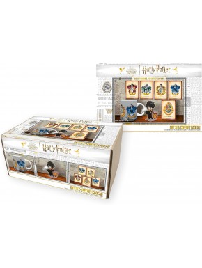 Pack Regalo Taza Figura Y Postales Hogwarts Harry Potter
