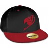 Fairy Tail Gorra Snapback Emblema Negro Y Rojo
