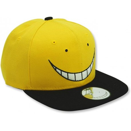 Gorra Assassination Classroom Snapback Negra Y Amarilla Koro