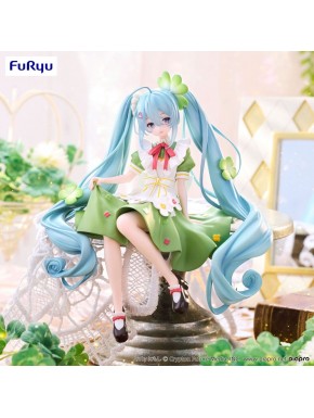 Hatsune Miku Estatua PVC Noodle Stopper Flower Fairy Clover 15 cm