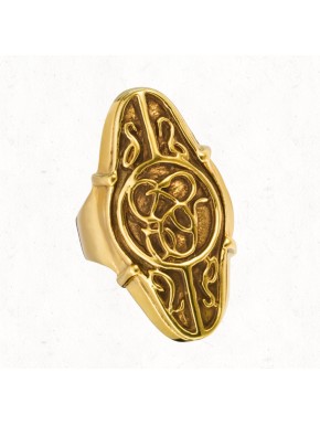 Elrond? - Anillo plata pura chapado en oro