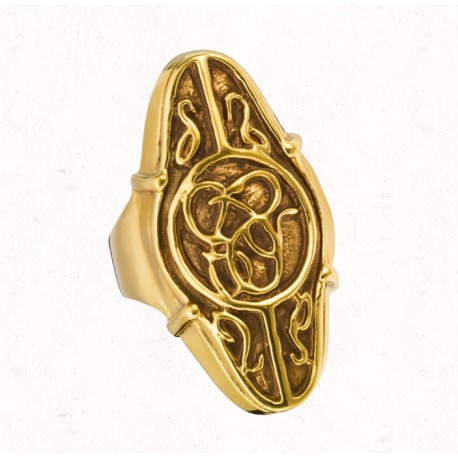 Elrond? - Anillo plata pura chapado en oro