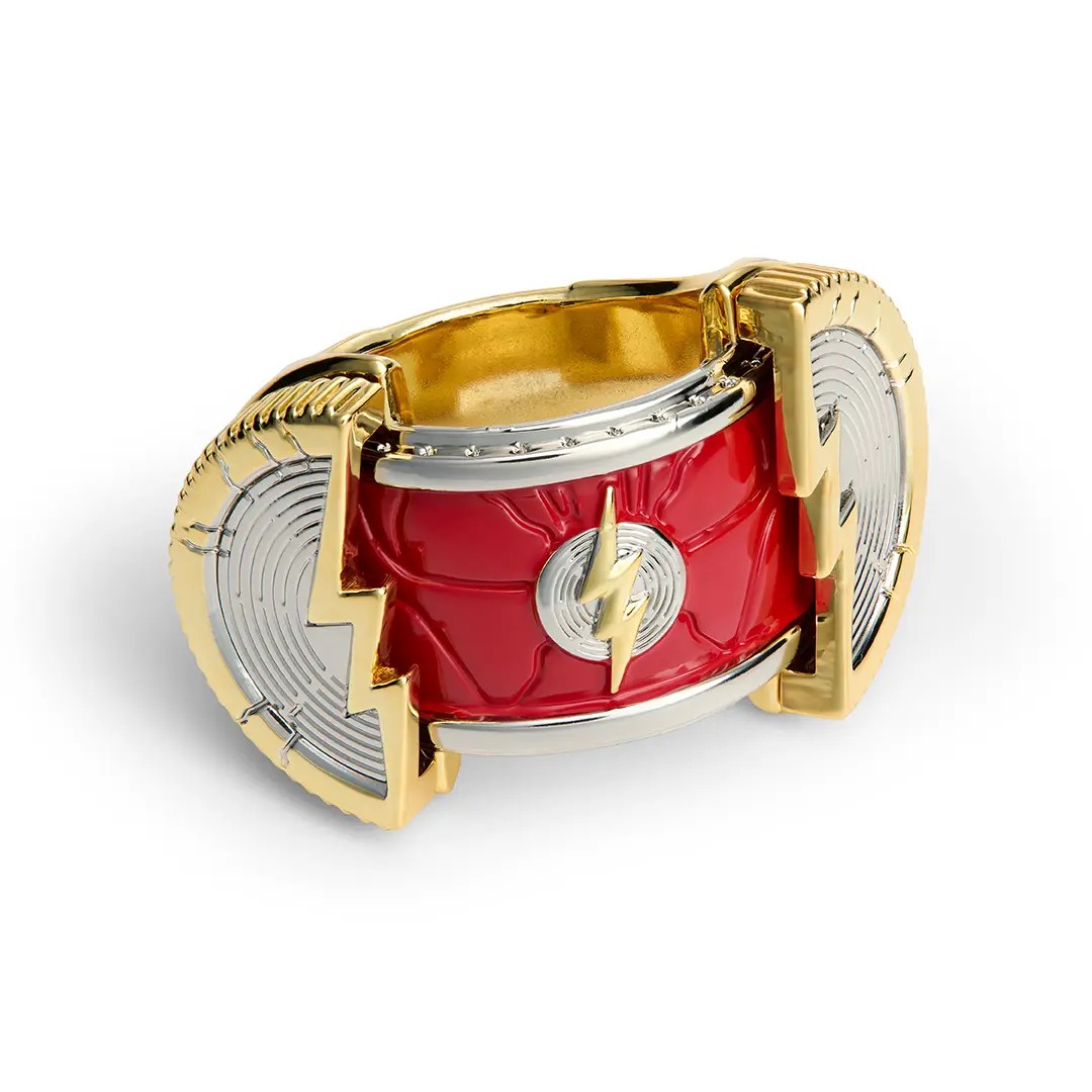 Anel e Expositor The Flash - Réplica DC Comics, image size:1080x1080