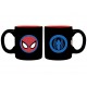 Set 2 mini cups Spiderman and Iron Man Spider-Man Homecoming