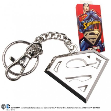 Llavero de acero escudo de Superman