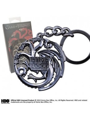 GOT - TARGARYEN llavero (gris acero)