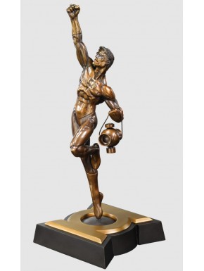 Figura de bronce Linterna Verde Noble Collection