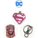Llavero escudo de Supergirl rosa