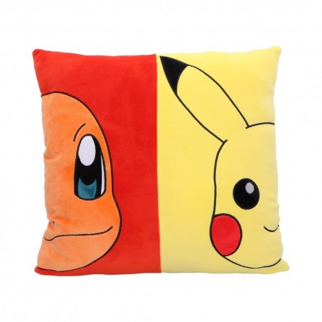 40cm Kanto Starters Pokémon cushion with Pikachu, Charmander, Bulbasaur and Squirtle