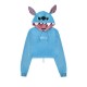 Sudadera crop top Stitch super suave