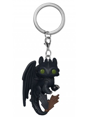 Cómo entrenar a tu dragón LAM Llaveros Pocket POP! Vinyl Toothless 4 cm Expositor (12)