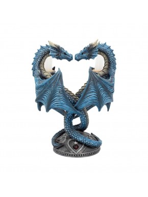 Anne Stokes Candelero Dragon Heart 23 cm