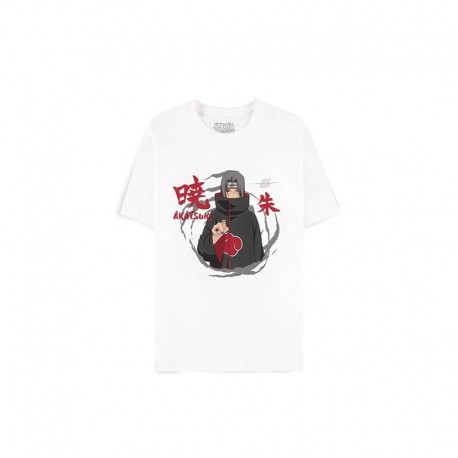 Camiseta Itachi Uchiha blanca