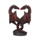 Anne Stokes Candelero Dragon Heart Valentine's Edition 23 cm