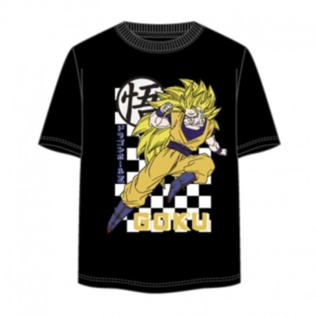 Camiseta Goku Super Saiyan 3 negra 