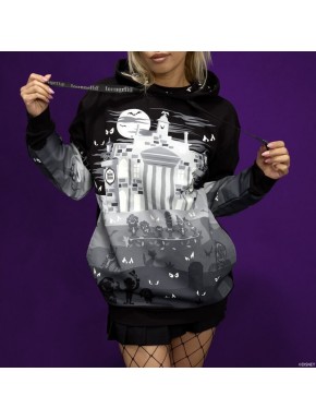 Sudadera que brilla en la oscuridad The Haunted Mansion 