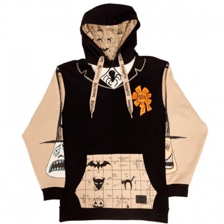Sudadera con capucha personajes de pesadilla antes de navidad