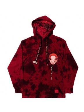 Sudadera unisex con capucha cara de Pennywise en globo