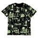 Camiseta unisex que brilla en la oscuridad de The Haunted Mansion