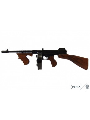 Réplica subfusil Thompson M1928 metal y madera