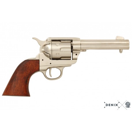 Replica Revolver Cal.45 Peacemaker 4.75" Metal and Wood USA 1873