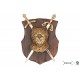 Plaque Décorative avec Cuirasse et 2 Épées d'Exposition