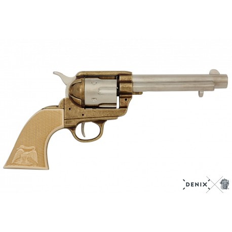 Replica Revolver Cal.45 Peacemaker 5½" USA 1873, Metal and Ivory-Like