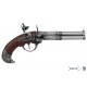 Réplique Pistolet à Silex 3 Canons XVIIIe Siècle avec Crosse Aigle