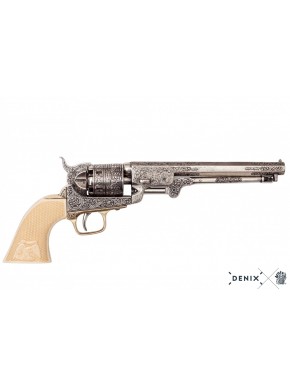 Colt Navy 1851 Revolver Replica Civil War Metal and Wood