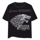 Camiseta Juego de Tronos Stark silver