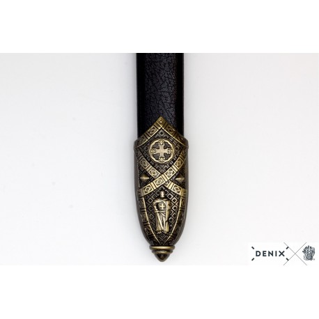 Espada de caballero templario, siglo XII