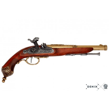 Pistola de percusión, Brescia (Italia) 1825