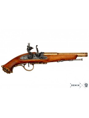 Pistola de chispa pirata, siglo XVIII