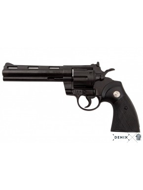 1955 Python Revolver Replica 6", Metal and Plastic