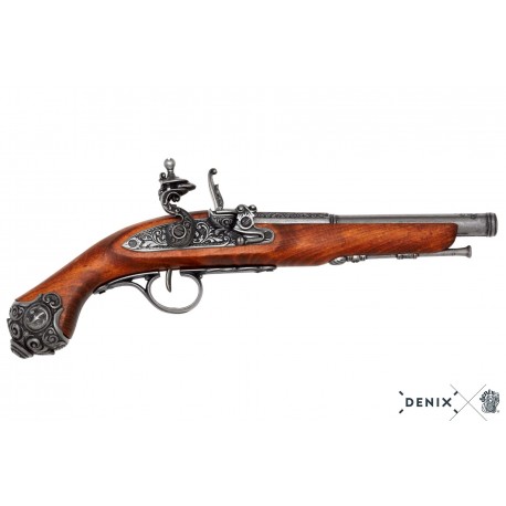 Pistola de chispa, siglo XVIII