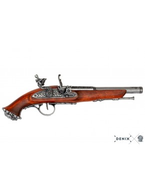 Pistola de chispa pirata, siglo XVIII