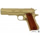 Réplique Pistolet Automatique M1911A1 .45 avec Poignées en Bois