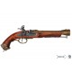Pistola de Percussão Pirata do Séc. XVIII, Itália, Réplica Decorativa 37 cm
