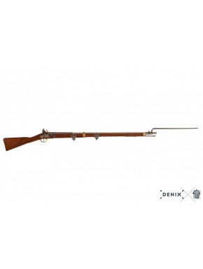 Reprodução Fuzil Brown Bess 190 cm Madeira e Metal DENIX