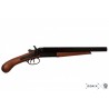 Réplica de Pistola de Dois Canos Wyatt Earp, EUA 1868, Metal e Madeira