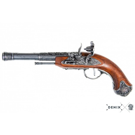 Pistola de chispa (zurda), India S.XVIII.