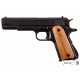 Réplica Pistola Automática .45 M1911A1 com Empunhaduras de Madeira