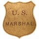 Placa de U.S Marshal