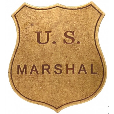 Placa de U.S Marshal