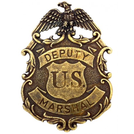 Placa de marshal con águila