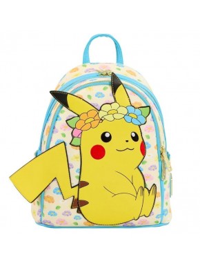 Mini Mochila Pikachu Floral