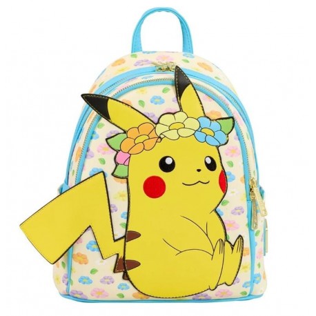 Mini Mochila Pikachu Floral