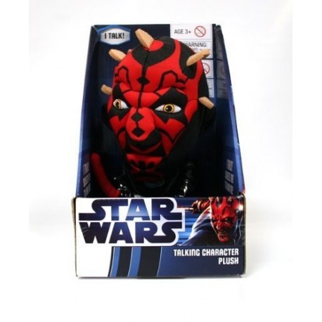 Darth Maul Star Wars falando brinquedo de pelúcia